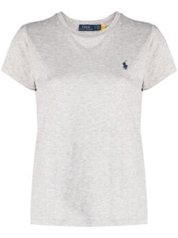 Polo Ralph Lauren: Серая футболка 