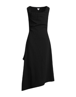 Bottega Veneta: Чёрное платье 