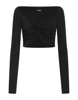 Versace: Чёрный топ 