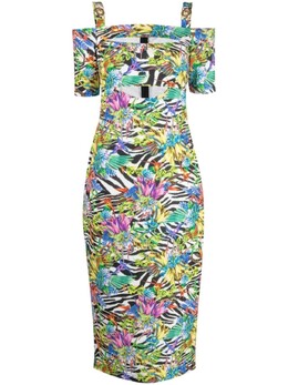 Just Cavalli: Платье с открытыми плечами 