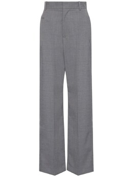 MM6 Maison Margiela: Серые брюки 