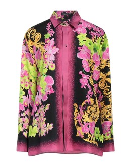 Versace: Атласная рубашка 