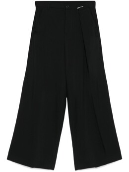 MM6 Maison Margiela: Чёрные брюки 