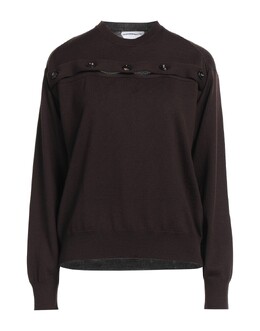 Bottega Veneta: Тёмный свитер 