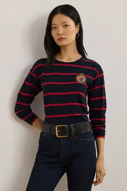 Lauren Ralph Lauren: Футболка с длинным рукавом 