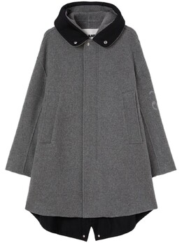 Jil Sander: Пуховик с капюшоном 