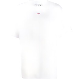Off-White: Футболка с принтом 