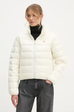 Calvin Klein Jeans: Бежевая куртка 