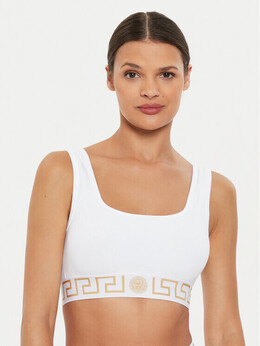 Versace: Белый бюстгальтер 
