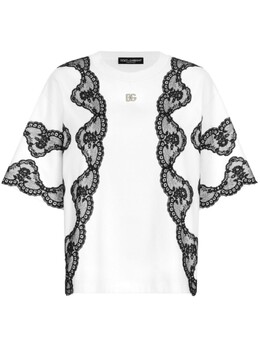 Dolce & Gabbana: Белая футболка 