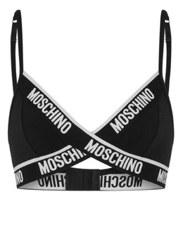 Moschino: Чёрный бюстгальтер 