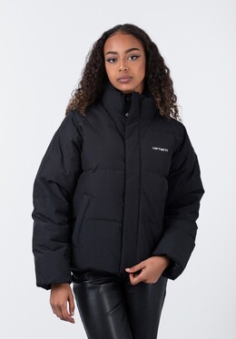 Carhartt WIP: Чёрный пуховик 