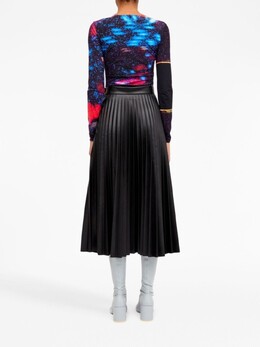 MM6 Maison Margiela: Плиссированная юбка 