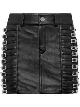 Philipp Plein: Кожаная юбка 