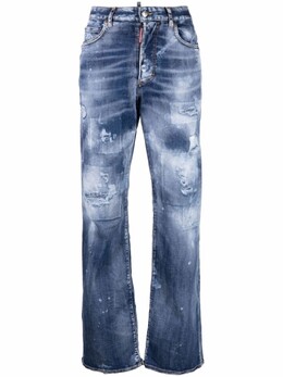 Dsquared2: Джинсы с завышенной талией 