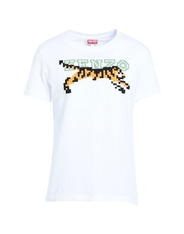 Kenzo: Белая футболка 