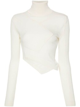 MM6 Maison Margiela: Белый свитер 