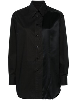 MM6 Maison Margiela: Чёрная рубашка 