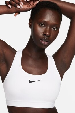 Nike: Белый бюстгальтер 