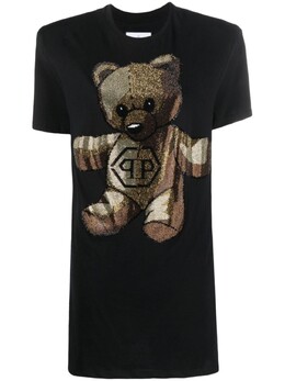 Philipp Plein: Платье-футболка  Teddy Bear