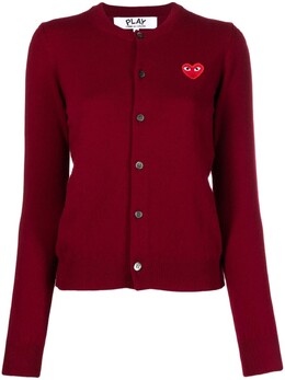 Comme Des Garçons Play: Кардиган с принтом 