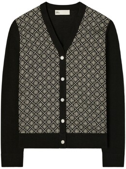 Tory Burch: Чёрный кардиган 