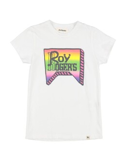 ROŸ ROGER'S: Белая футболка 