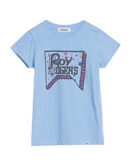 ROŸ ROGER'S: Голубая футболка 