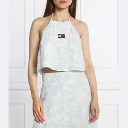 Tommy Hilfiger: Синий топ 
