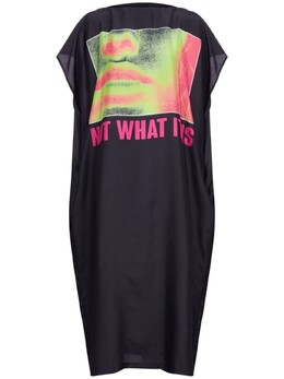 MM6 Maison Margiela: Шёлковое платье 