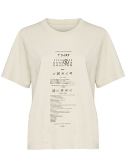 MM6 Maison Margiela: Хлопковая футболка 