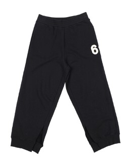 MM6 Maison Margiela: Чёрные брюки 