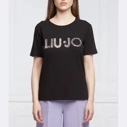LIU JO: Чёрная футболка 