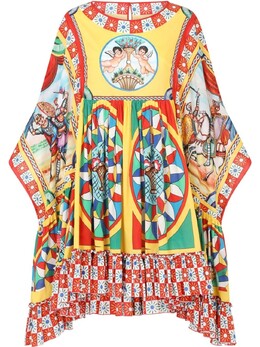 Dolce & Gabbana: Пальто  Carretto с принтом