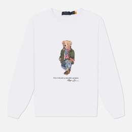 Polo Ralph Lauren: Белая толстовка 