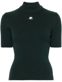 Courreges: Трикотажный топ 