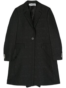 Lanvin: Чёрное пальто 