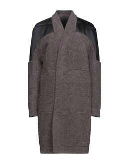 Rick Owens: Пальто цвета хаки 