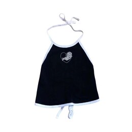 Chrome Hearts: Чёрный топ 
