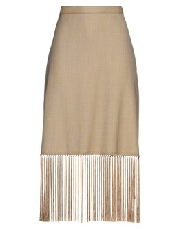 Burberry: Юбка цвета хаки 