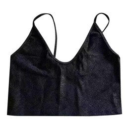 Chrome Hearts: Чёрный топ 