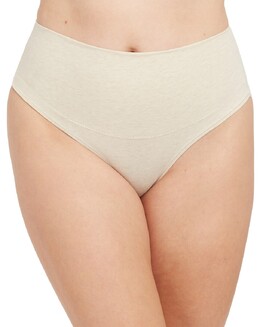 Spanx: Бежевые трусы 