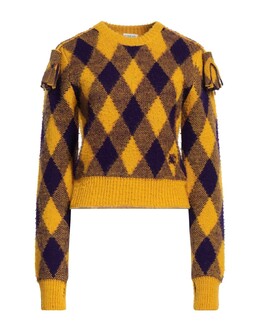 Burberry: Жёлтый свитер 