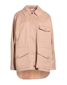 Burberry: Бежевый плащ 
