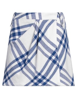 Burberry: Синяя юбка 