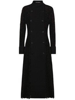 Dolce & Gabbana: Чёрное пальто 