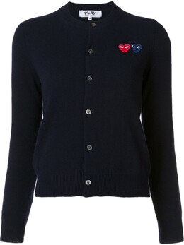 Comme des Garçons: Синий кардиган 