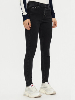 Tommy Jeans: Чёрные джинсы 