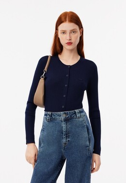 Lacoste: Синий кардиган 