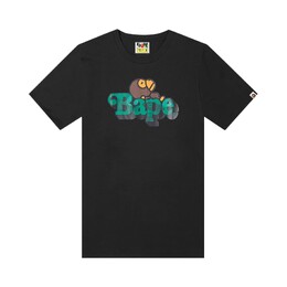 A BATHING APE: Чёрная футболка 